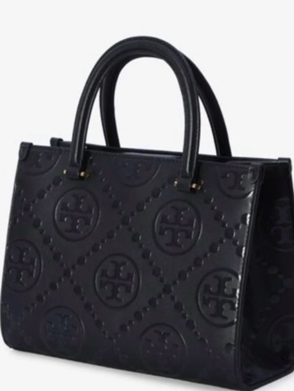 Tory Burch T MONOGRAM TOP-HANDLE EMBOSSED TOTE - Picture 7 of 10